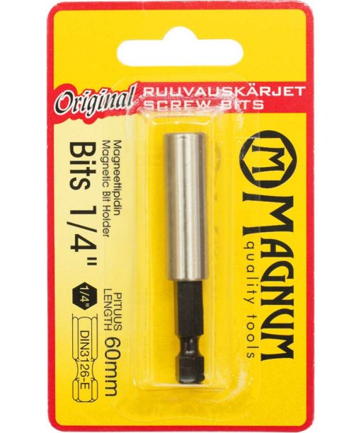 MAGNUM MAGNEETTIPIDIN BITS 1/4" 60MM