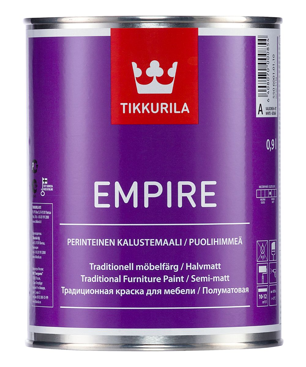 EMPIRE KALUSTEMAALI PUOLIHIMMEÄ VÄRITÖN SÄVYTETTÄVÄ  - Heinolan Levy Ja  Lista