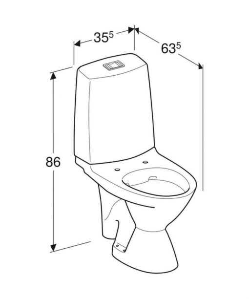 WC-ISTUIN IDO GLOW 63