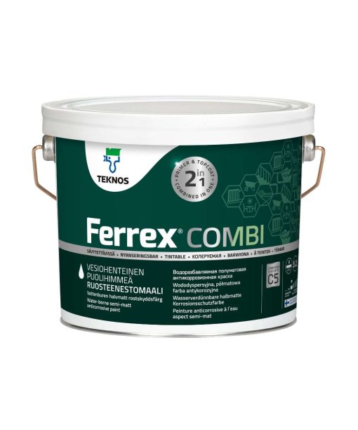 Teknos Ferrex Combi ruosteenestomaali 2,7l